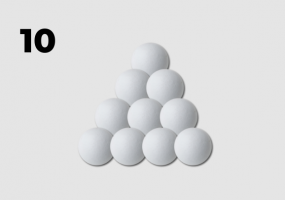 White cork ball