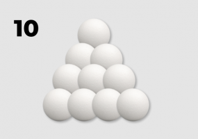 White cork ball