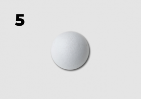 White cork ball