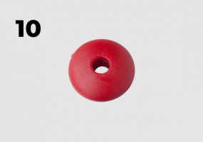 Red marble for abacus x10 Red marble for abacus x10