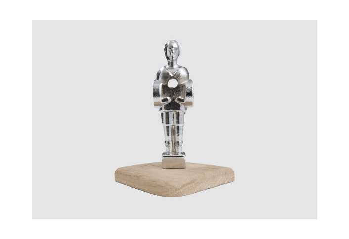 Trophée joueur en chromé
