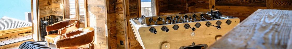 Un baby-foot dans votre chalet à la montagne 