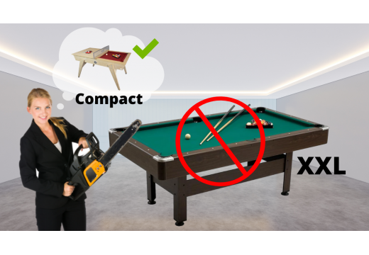 Quel espace est nécessaire pour mon billard compact ?